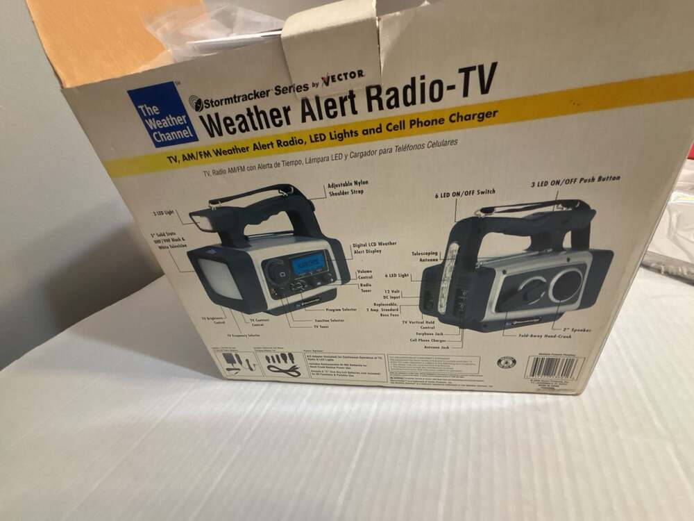 Vector Stormtracker Series Weather Alert Radio-TV VEC136